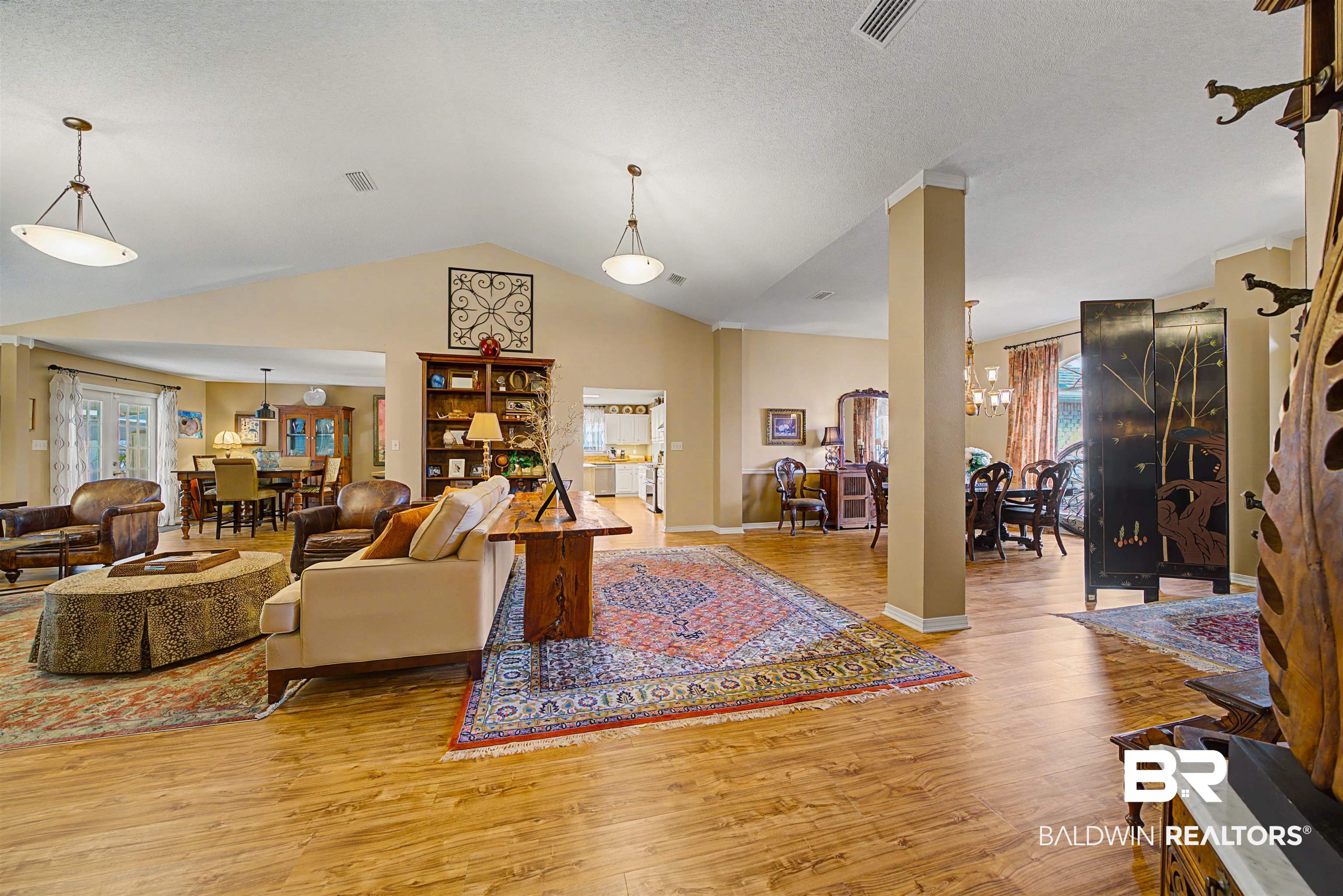 313 Collinwood Loop Foley, AL 36535 - Photo 11 of 36 Living area with light flooring and a high ceiling