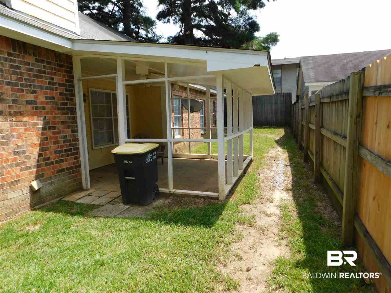 6359 Burnham Wood Place Mobile, AL 36608 - Photo 32 of 32 Covered Back Patio