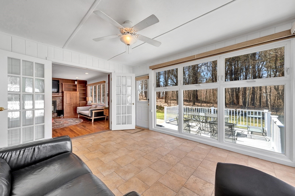 6 Blueberry Hill Road Groveland, MA 01834 - Photo 22 of 39 a living room with furniture and a floor to ceiling window