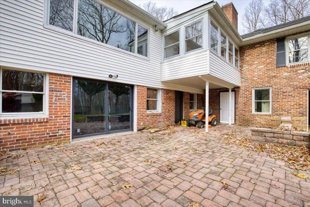 a view of a house with a patio