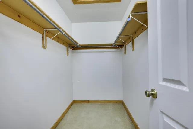 a view of walk in closet