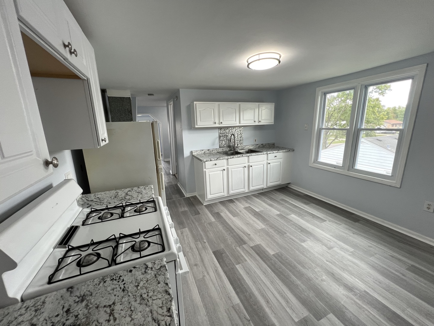 3002 Green Street Steger, IL 60475 - Photo 30 of 48 a kitchen with sink a stove and a refrigerator