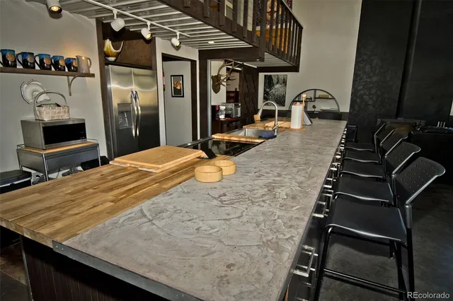 a room with gym equipment