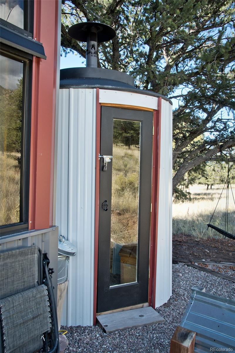 5 North Baca Grant Way Crestone, CO 81131 - Photo 39 of 42 a view of a door and an outdoor space