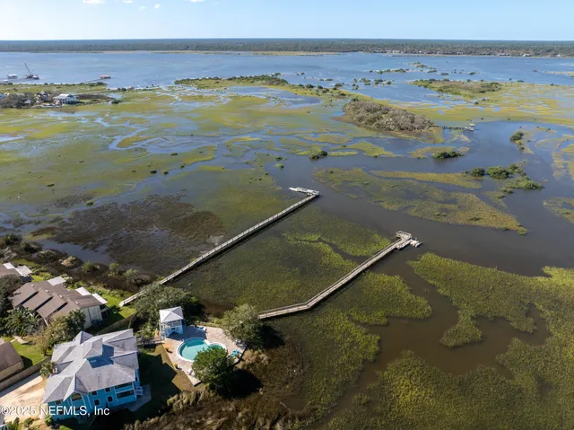 a view of an ocean and beach