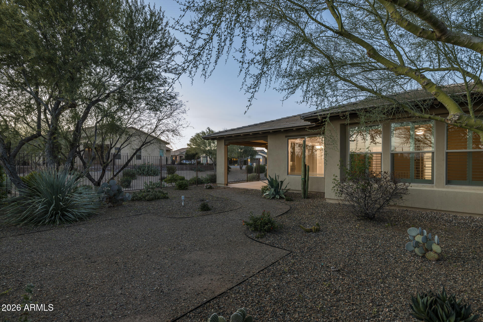 17963 East Silver Sage Lane Rio Verde, AZ 85263 - Photo 33 of 75 a view of a house with backyard and garden