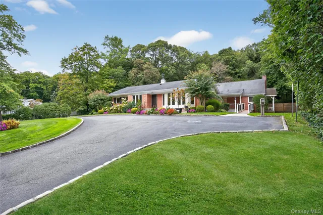 a view of house with outdoor space and swimming pool