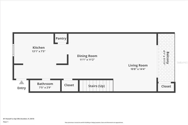 $1,600 | 811 Russell Lane, Unit 309, Brandon, FL 33510