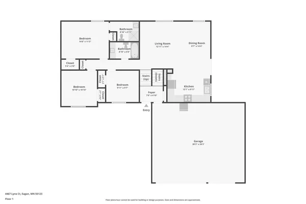 $415,000 | 4467 Lynx Court, Eagan, MN 55123