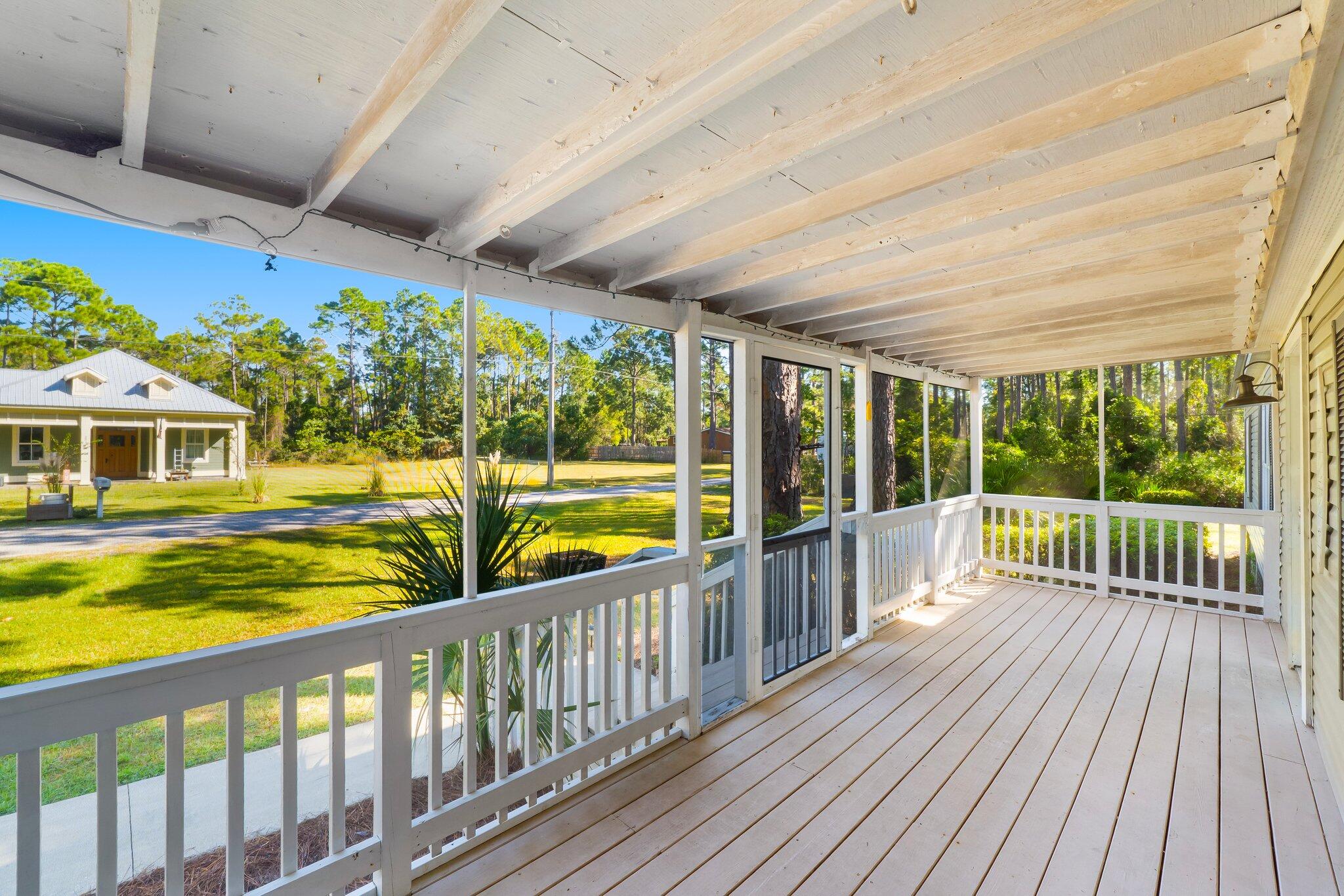 60 Cypress Pond Road Santa Rosa Beach, FL 32459 - Photo 27 of 39 Screened in Front Porch