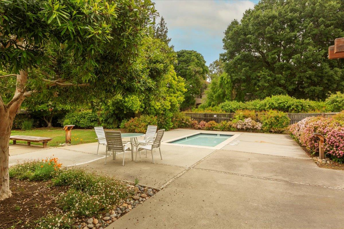 4 Farm Road Los Altos, CA 94024 - Photo 42 of 44 a view of a yard with patio