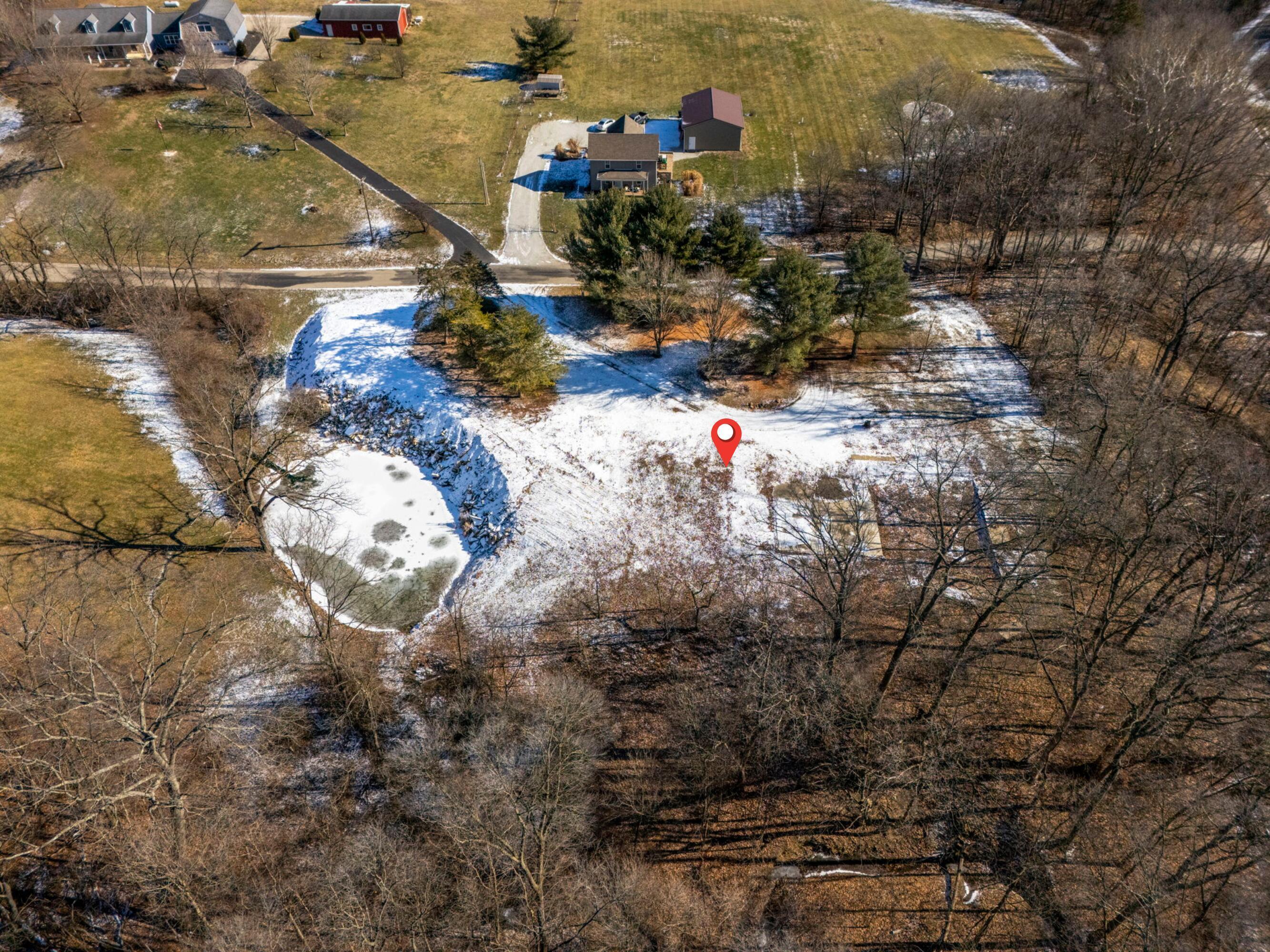 6875 Indian Run Road Northeast Pleasantville, OH 43148 - Photo 9 of 16 Aerial View - 6875 Indian Run Road NE, Rushville, OH 43150