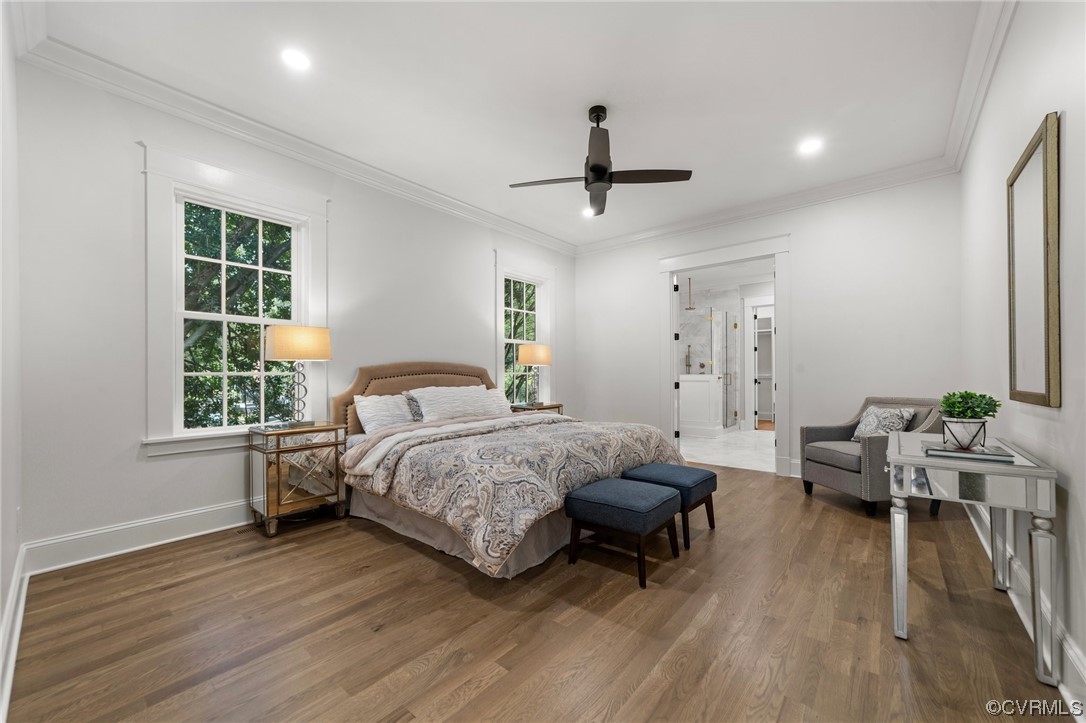 3611 Brook Road Richmond, VA 23227 - Photo 23 of 49 a spacious bedroom with a bed and a desk