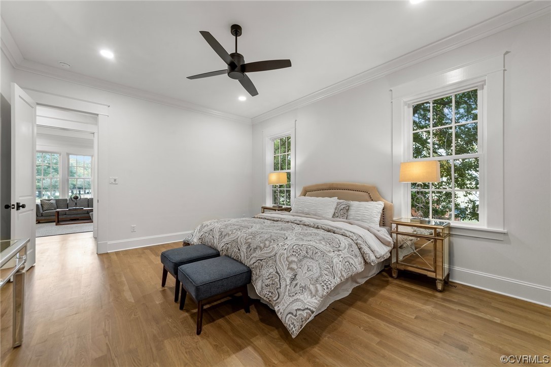 3611 Brook Road Richmond, VA 23227 - Photo 24 of 49 a bedroom with a bed and a large window