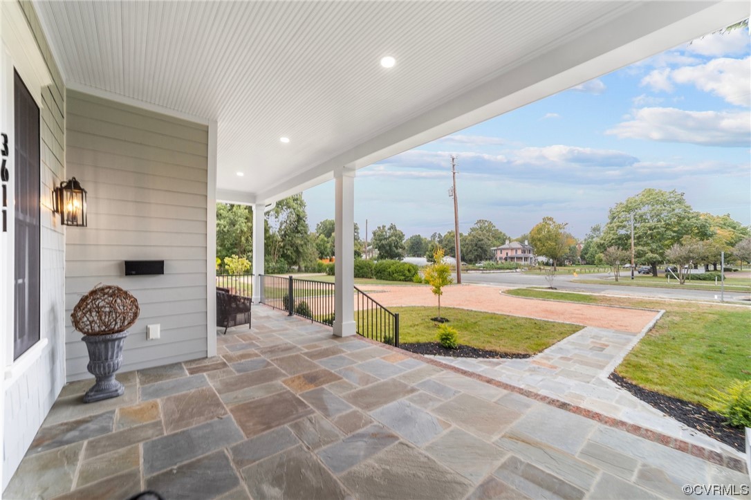 3611 Brook Road Richmond, VA 23227 - Photo 5 of 49 a view of swimming pool with outdoor seating and a yard