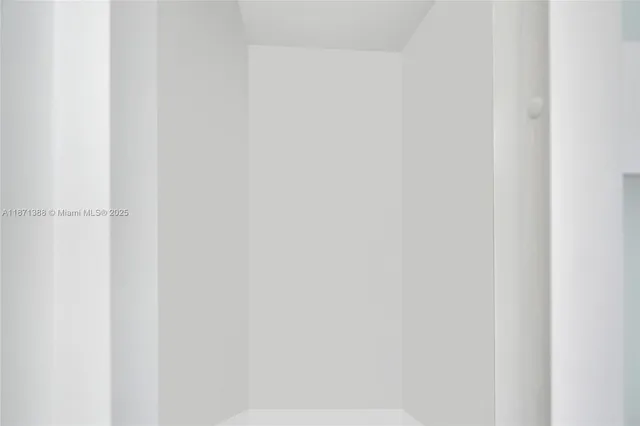 a close up of a white wall
