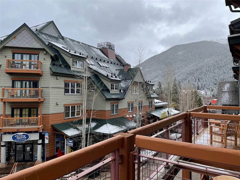 129 River Run Road, Unit 8058 Keystone, CO 80435 - Photo 2 of 35 a view of an buildings from a balcony