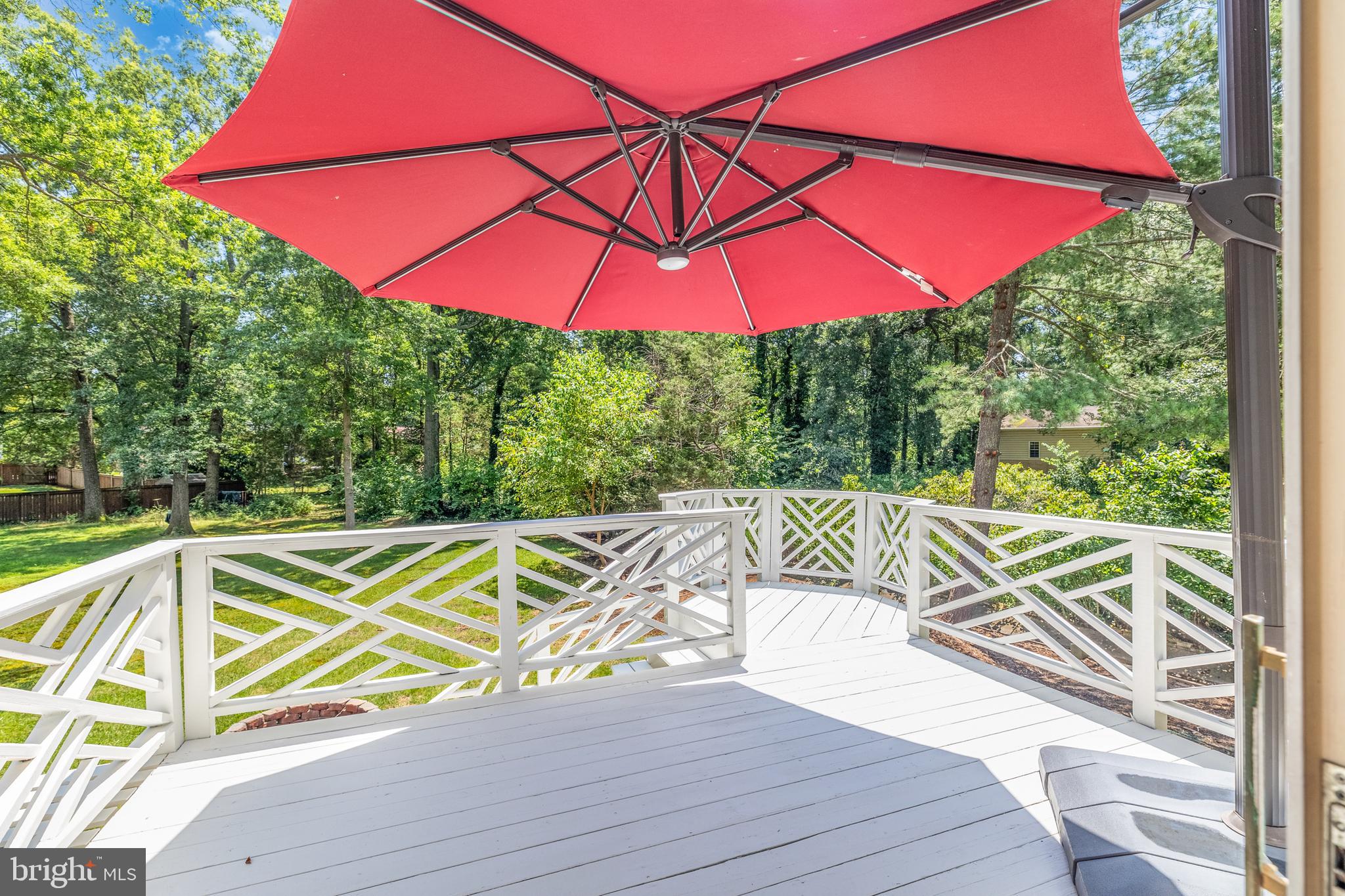 8618 Gateshead Road Alexandria, VA 22309 - Photo 23 of 57 Freshly painted deck