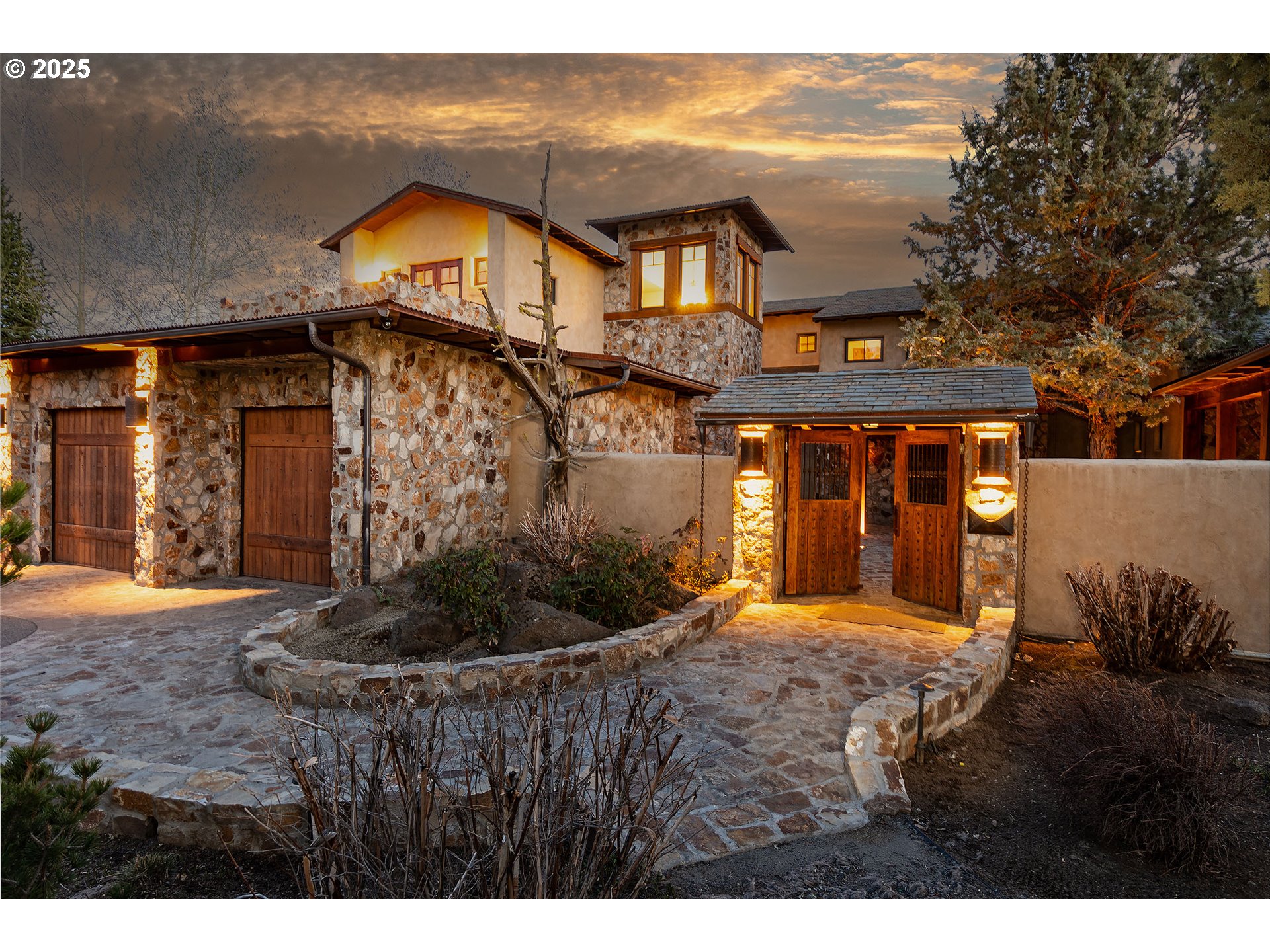 23021 Brushline Court Bend, OR 97701 - Photo 38 of 44 a front view of a house with garden