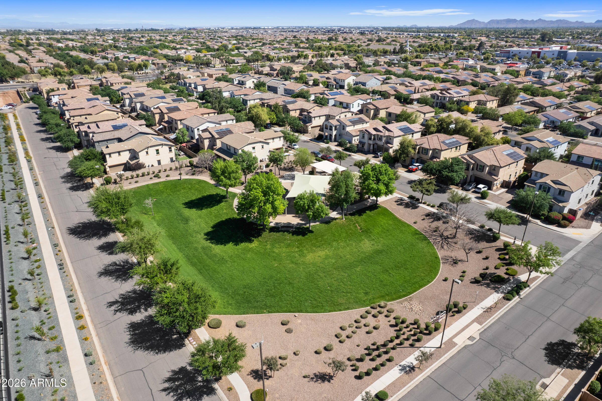 3029 East Franklin Avenue Gilbert, AZ 85295 - Photo 36 of 38 an aerial view of a