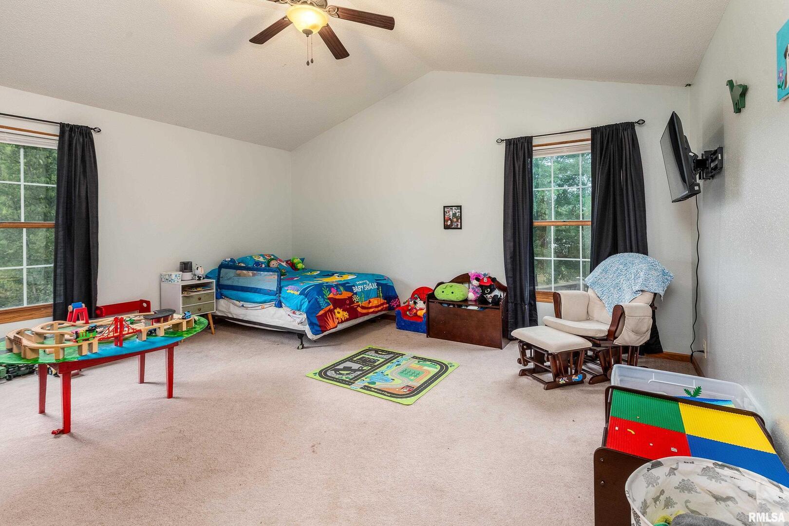 186 Bonnie Brae Road Carbondale, IL 62901 - Photo 24 of 47 a living room with baby crib furniture and a window