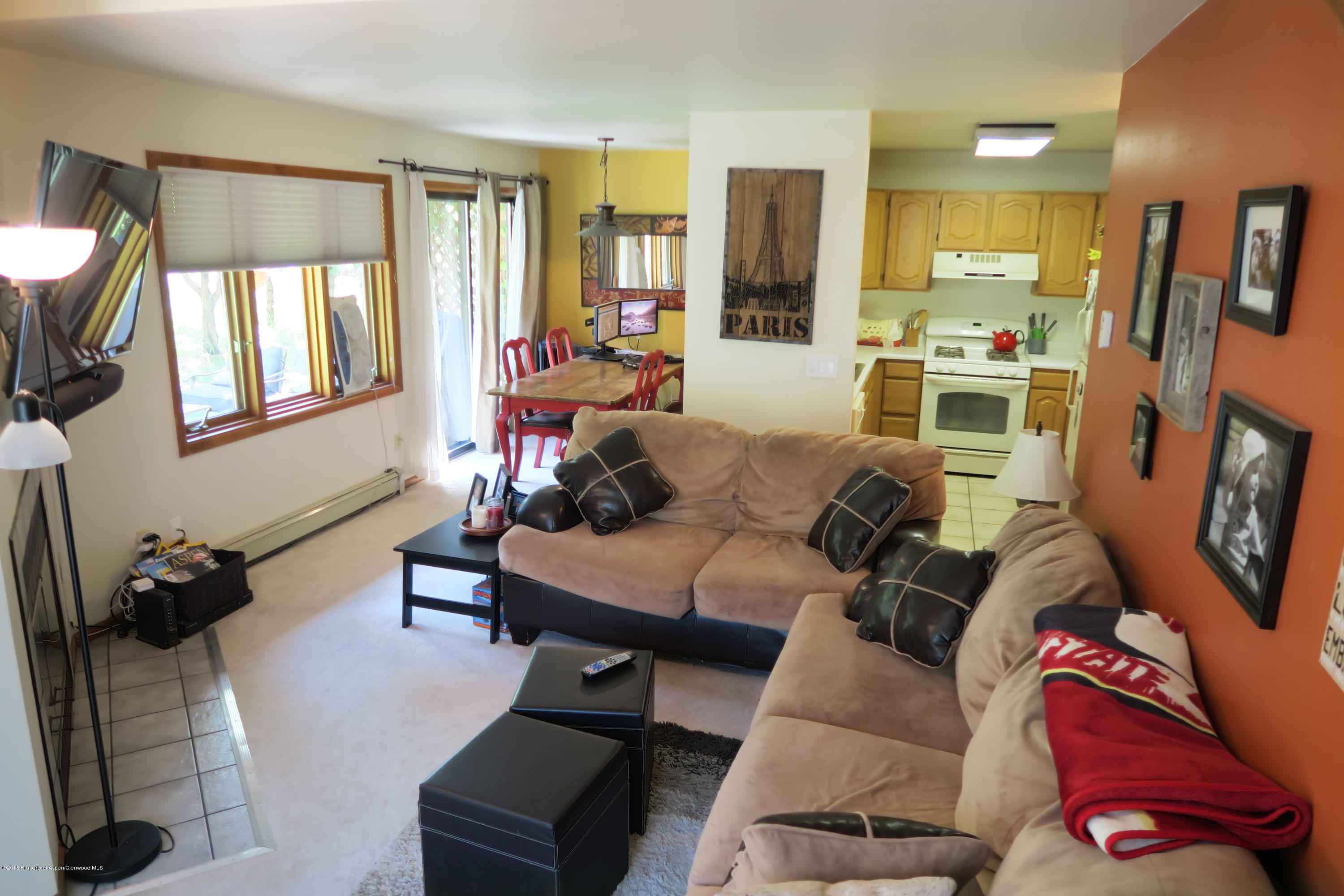 105 Silverado Drive Basalt, CO 81621 - Photo 6 of 13 a living room with furniture and a flat screen tv