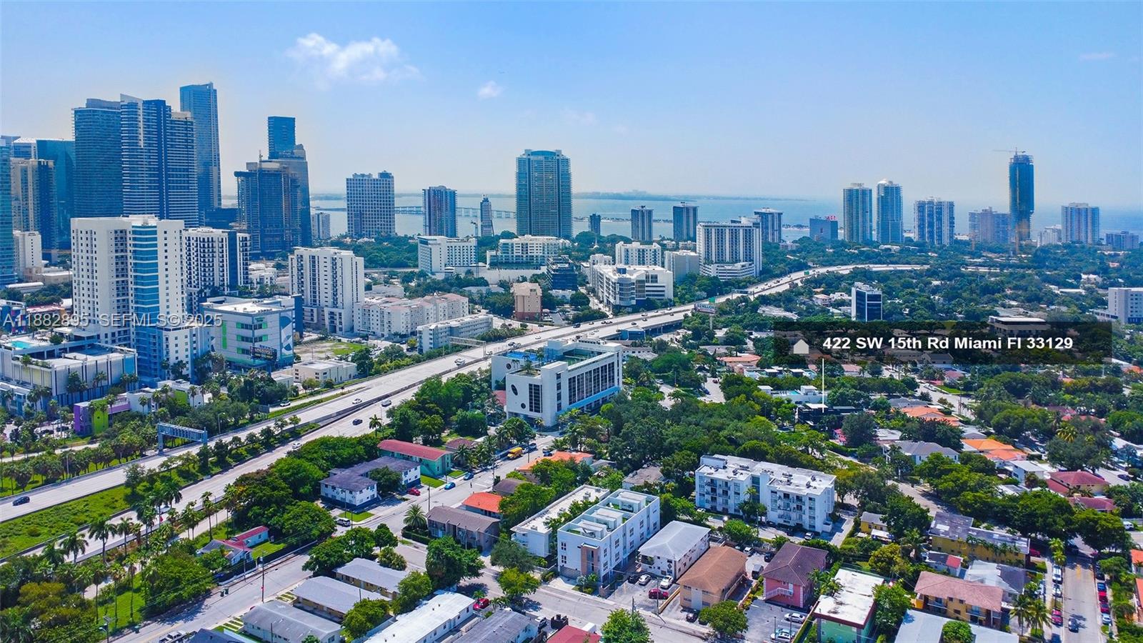 420 Southwest 15th Road Miami, FL 33129 - Photo 8 of 99 a city view with tall buildings
