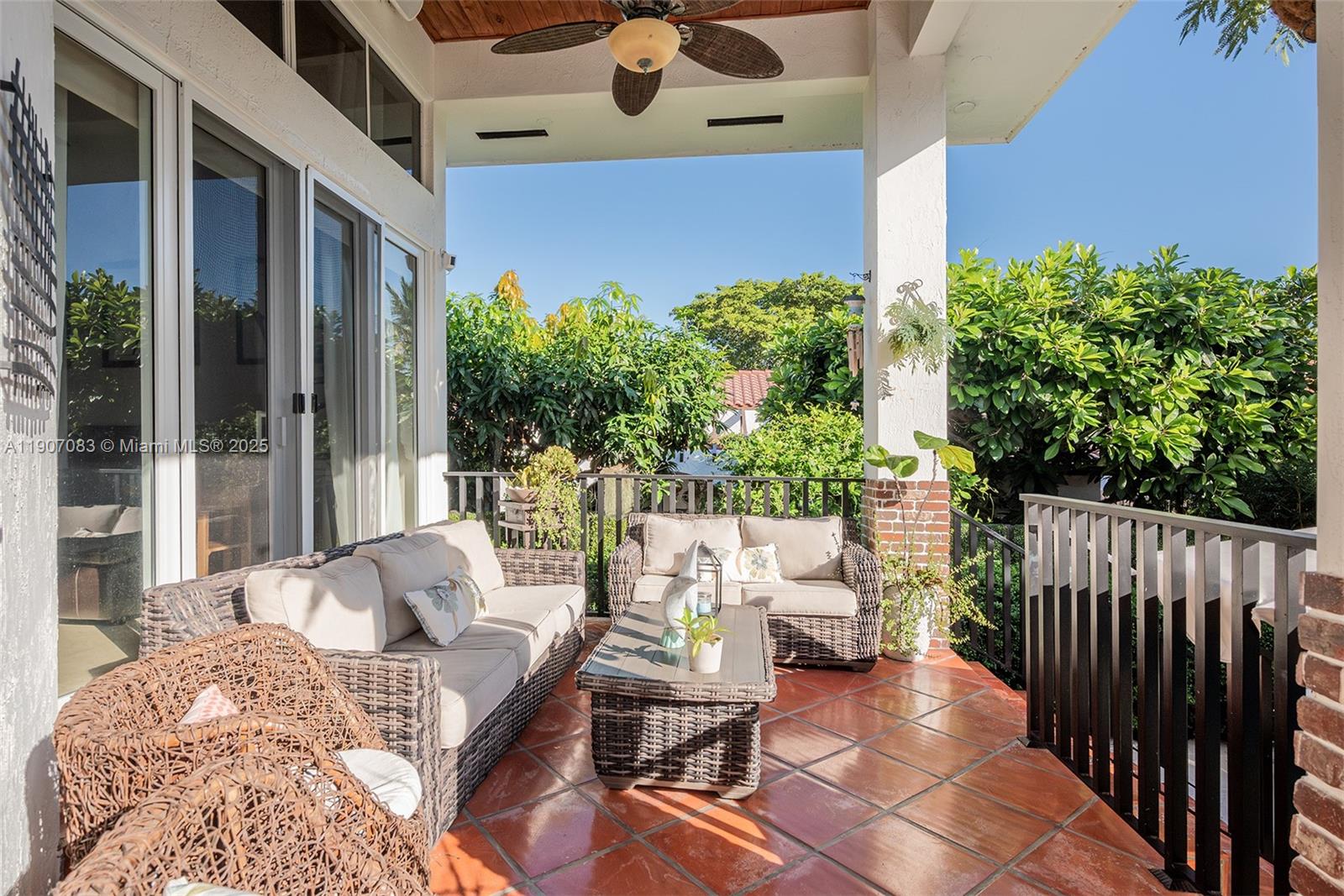 8025 Southwest 91 Avenue Miami, FL 33173 - Photo 37 of 51 a view of balcony with furniture