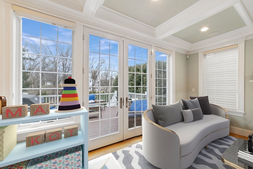 106 Pine Street Newton, MA 02465 - Photo 12 of 22 a living room with furniture and a large window