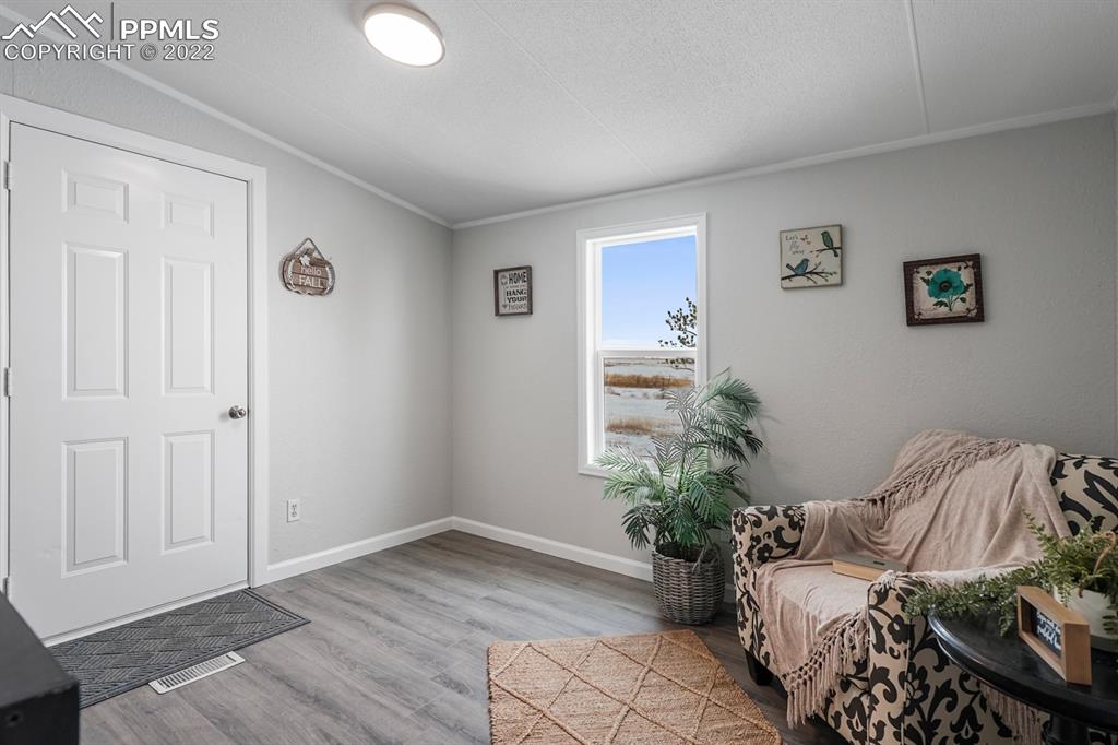34010 Sanborn Road Yoder, CO 80864 - Photo 23 of 35 a living room with furniture and a potted plant