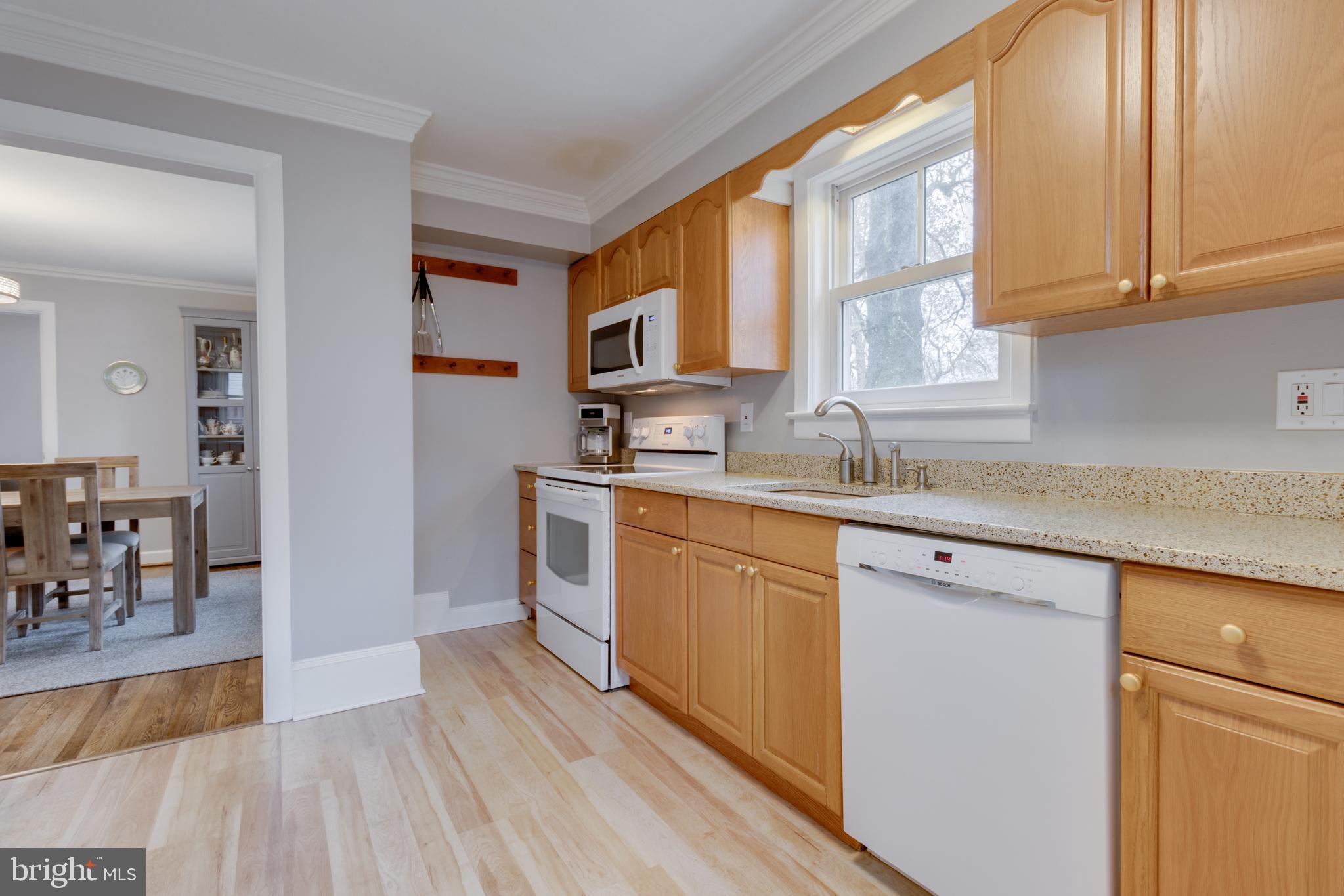 9510 Evergreen Street Silver Spring, MD 20901 - Photo 12 of 40 Long countertops with well planned storage.