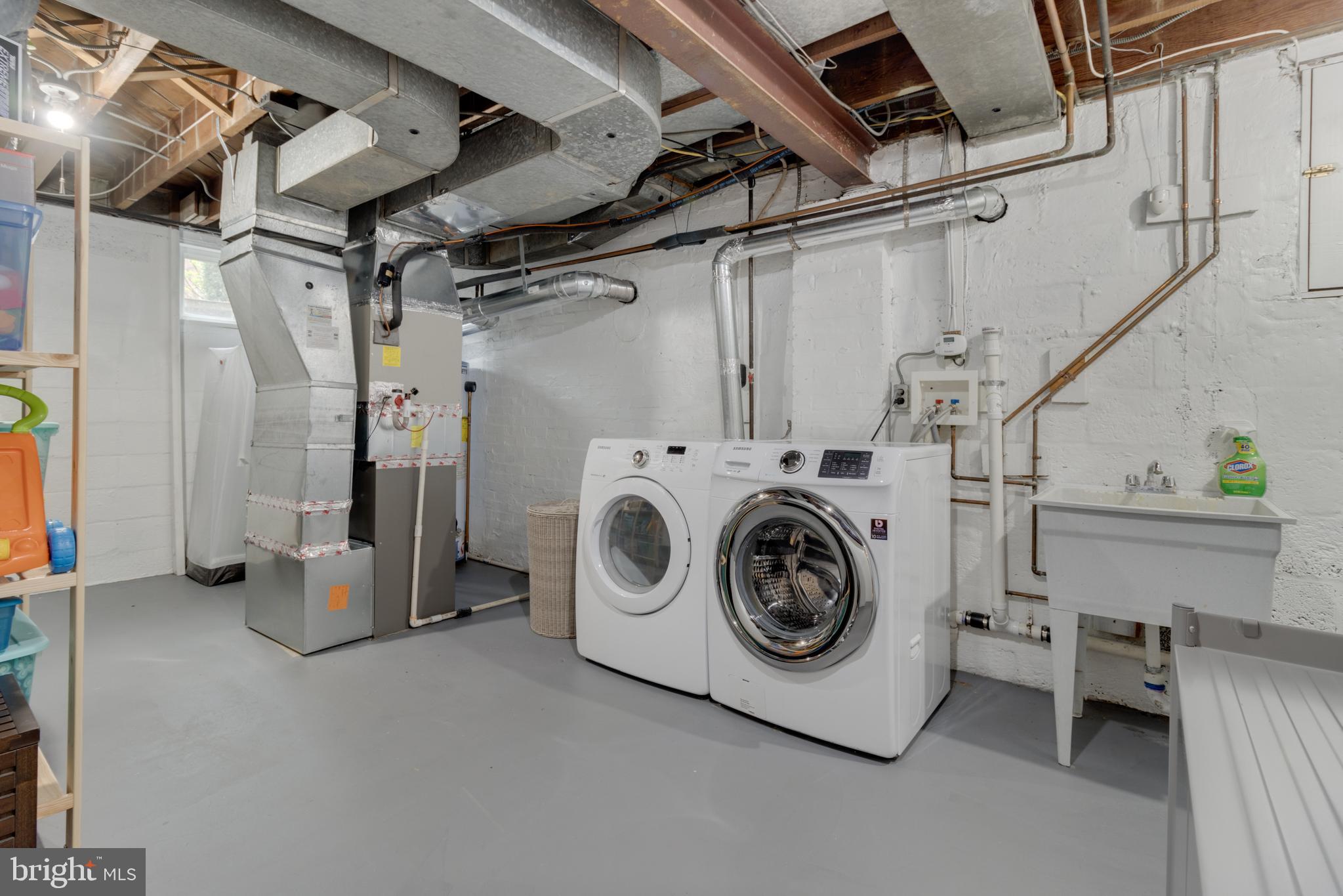 9510 Evergreen Street Silver Spring, MD 20901 - Photo 31 of 40 Spacious laundry and storage room.