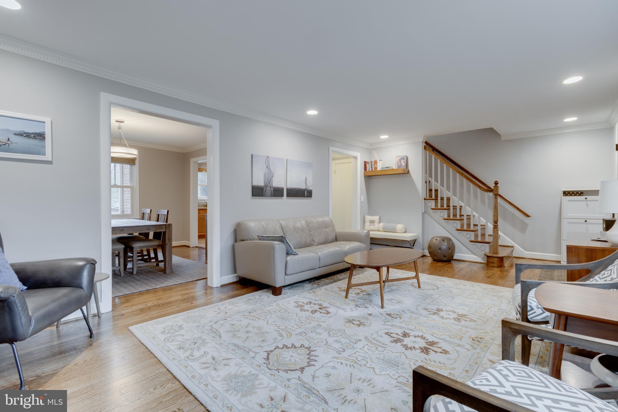 9510 Evergreen Street Silver Spring, MD 20901 - Photo 6 of 40 Natural light flows through the home.
