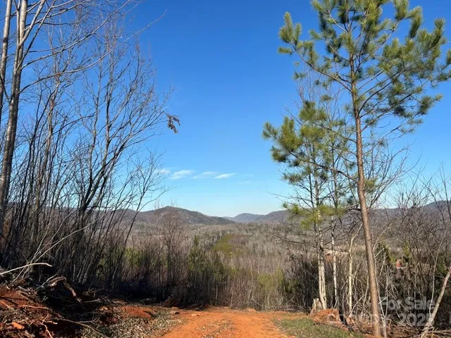 a view of a backyard of the house