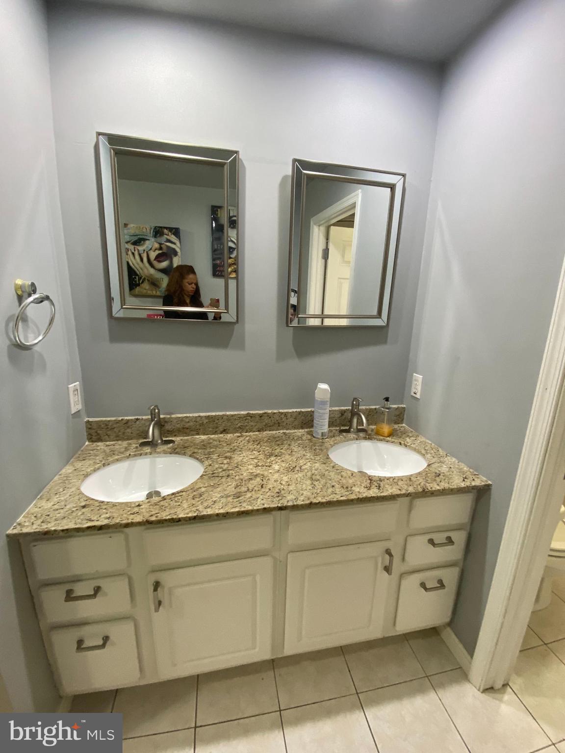 3523 Forest Hill Road Baltimore, MD 21207 - Photo 18 of 45 Awesome Master Bath double sink vanity.