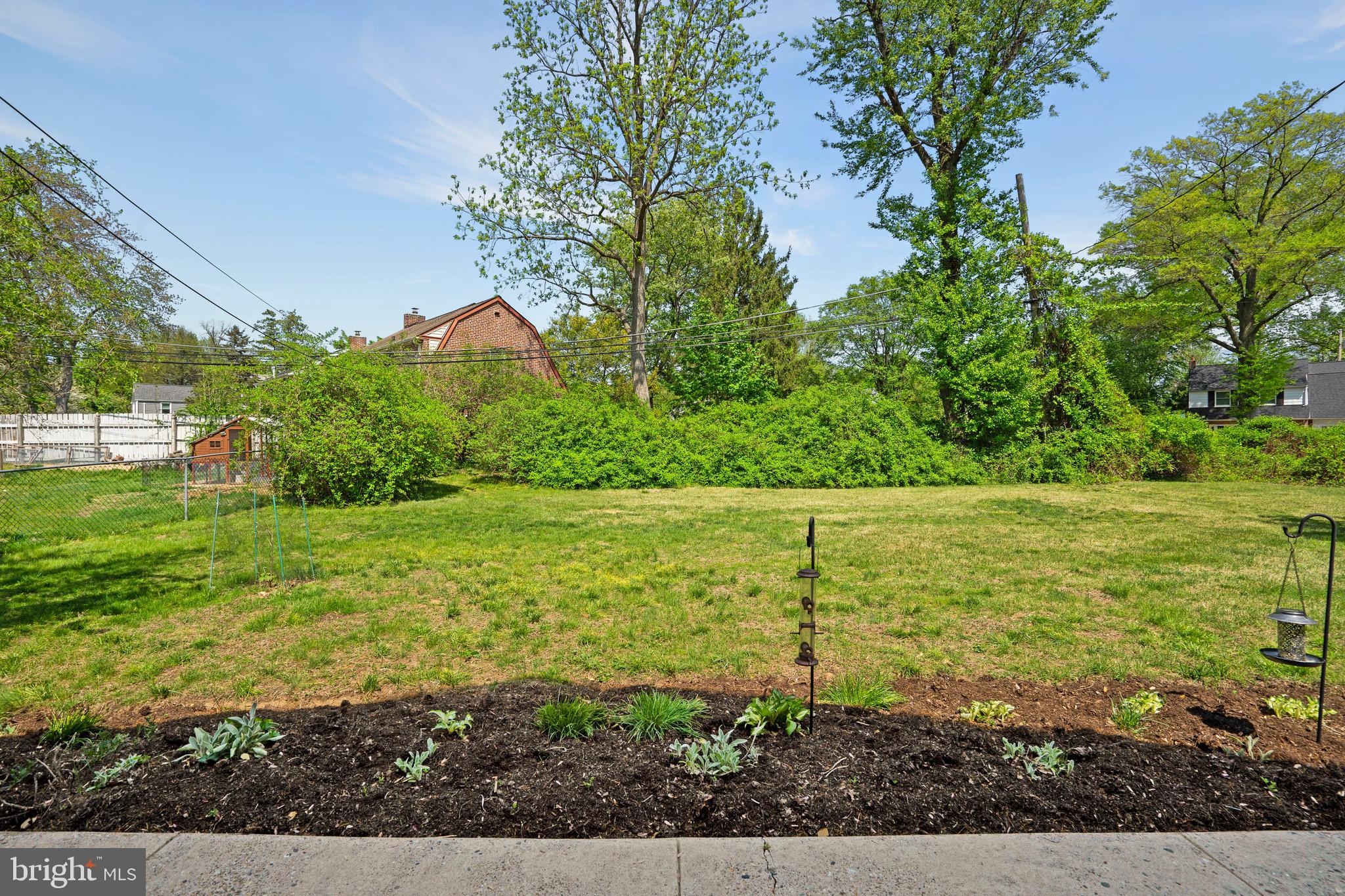 806 South Providence Road Wallingford, PA 19086 - Photo 13 of 29 a view of a garden with an outdoor space