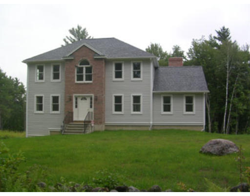 a front view of a house with a garden and plants