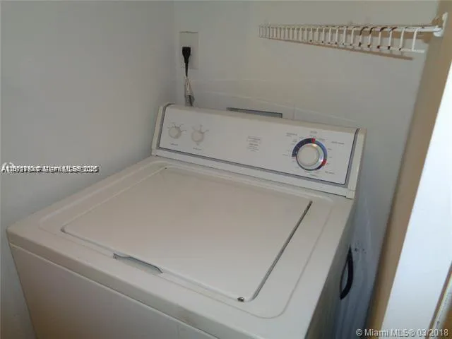 a close up view of washer and dryer