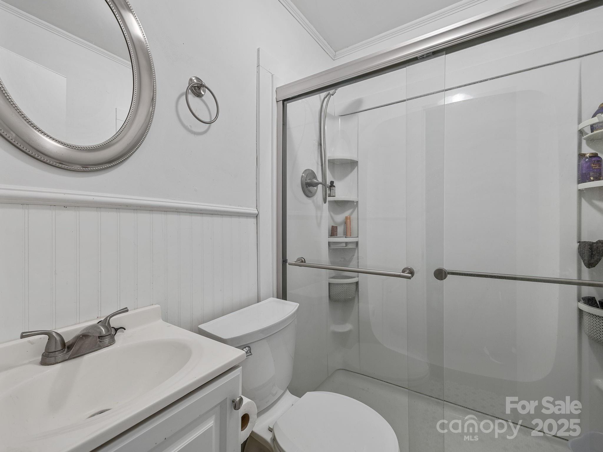 139 Clarkson Lane Tryon, NC 28782 - Photo 19 of 48 a white toilet sitting next to a bathroom sink