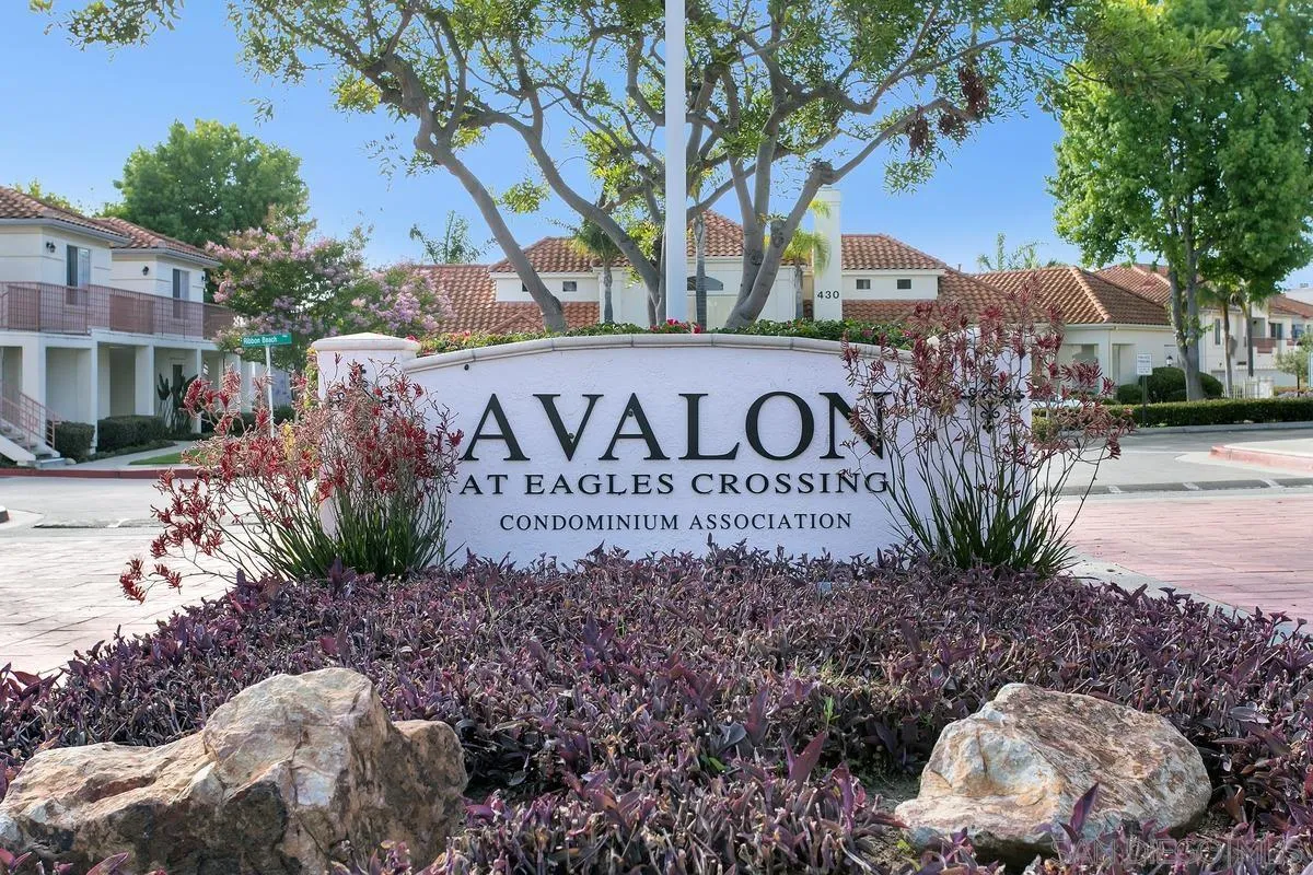 405 Stoney Point Way, Unit 89 Oceanside, CA 92058 - Photo 25 of 32 a view of outdoor space with garden and trees