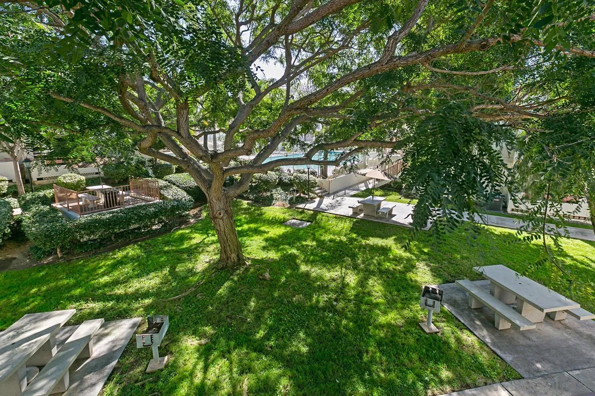 405 Stoney Point Way, Unit 89 Oceanside, CA 92058 - Photo 32 of 32 a backyard of a house with lots of green space