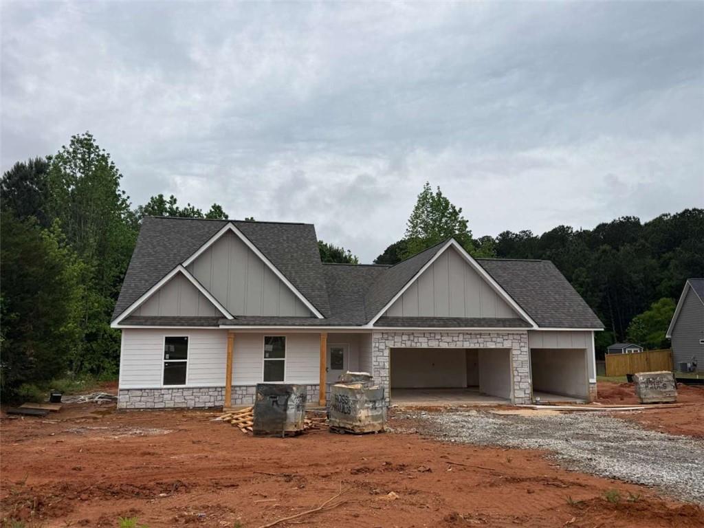 front view of house with a yard