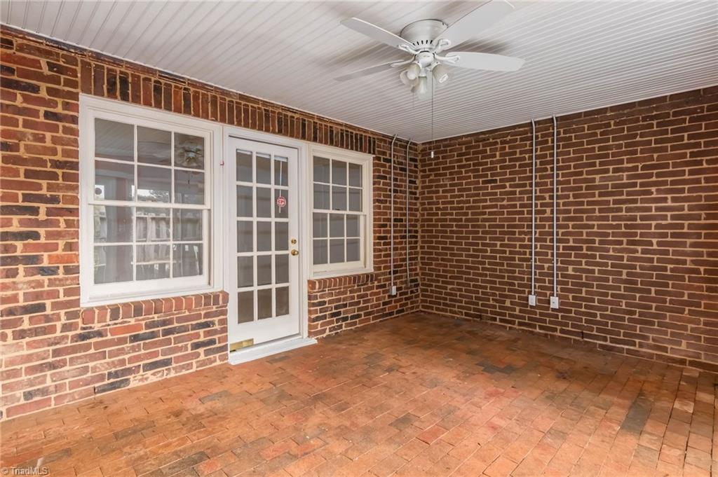 2918 St Marks Road Southwest, Unit A Winston-Salem, NC 27103 - Photo 23 of 29 Enclosed Back Porch