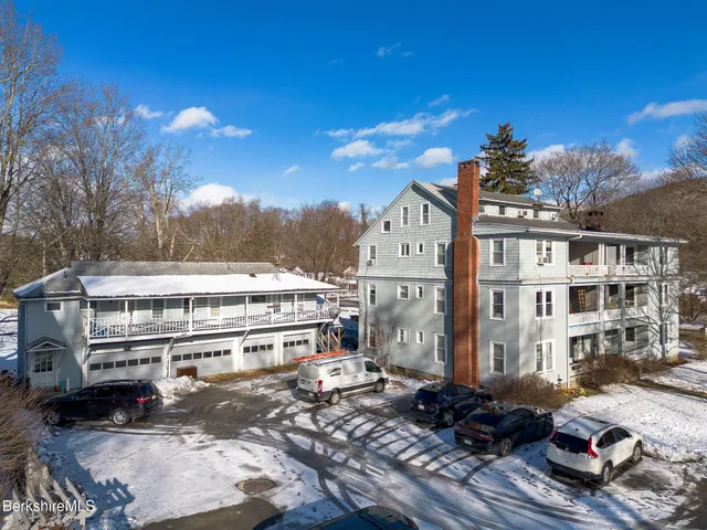 a view of a building with many windows