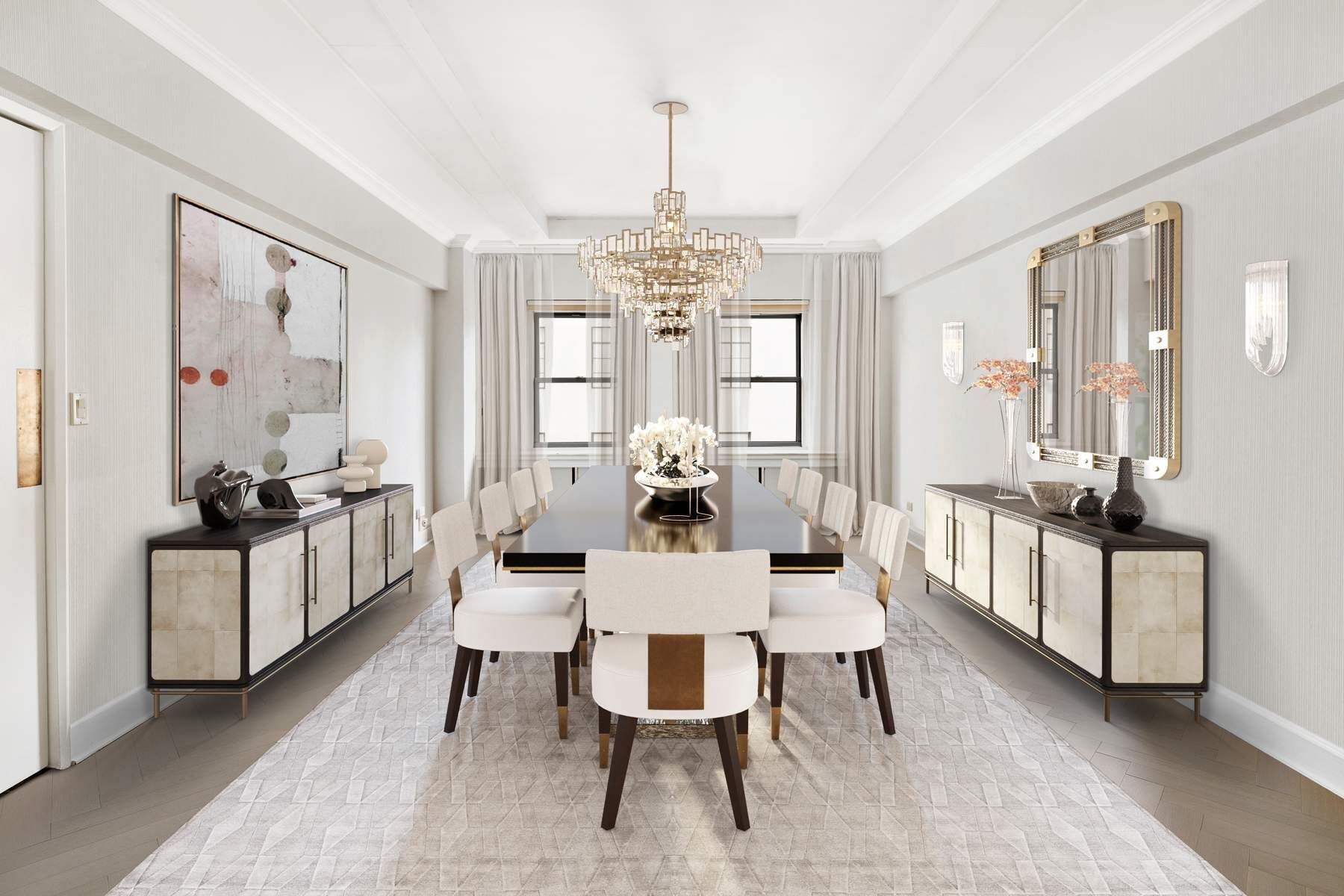 857 5th Avenue, Unit 7 Manhattan, NY 10065 - Photo 18 of 22 a view of a dining room with furniture and window