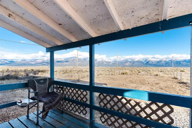 a view of a snow on the side of the road