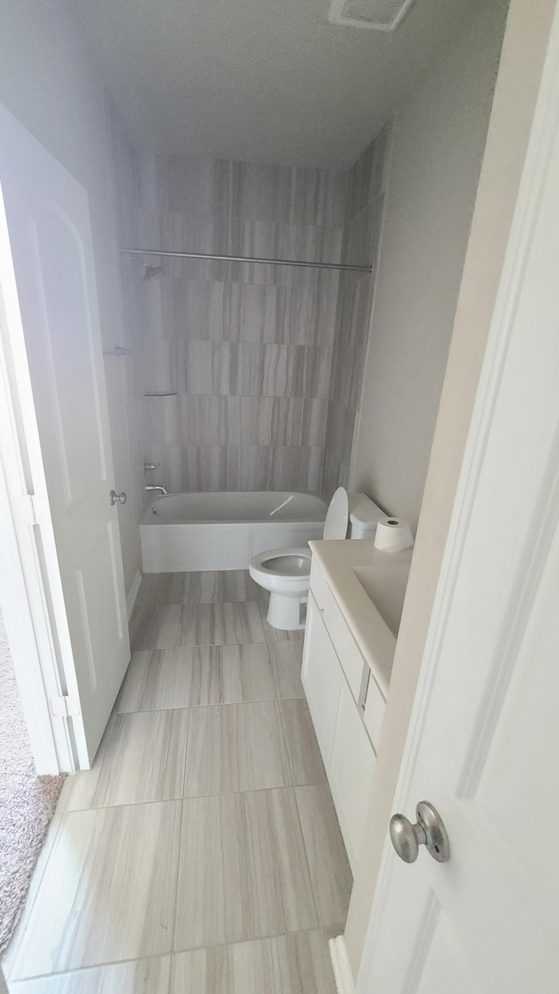 4241 Merry Mill Drive Spring, TX 77386 - Photo 21 of 24 a bathroom with a sink a toilet and shower