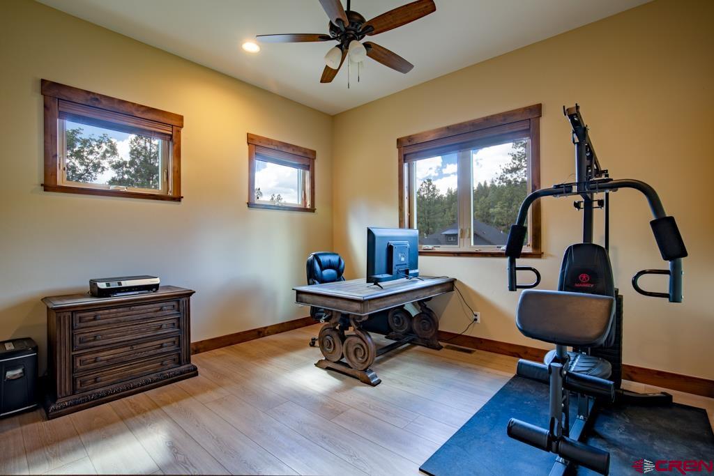 62 Manitou Lane Durango, CO 81301 - Photo 20 of 34 a view of a workspace with furniture and a window