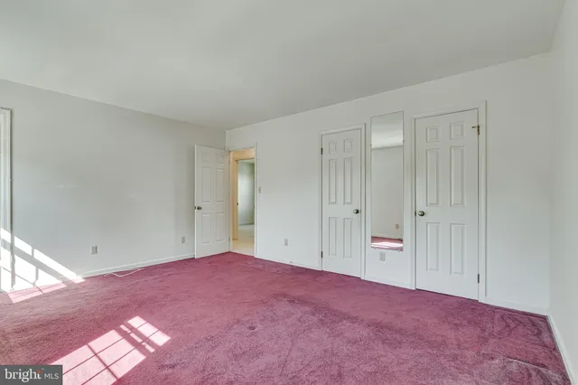 a view of empty room