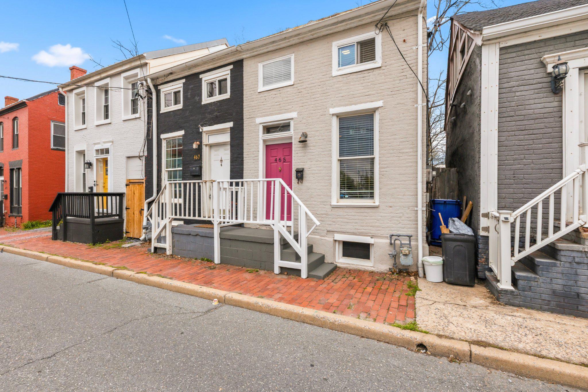 465 West South Street Frederick, MD 21701 - Photo 2 of 34 front view of house with a chair and a glass door